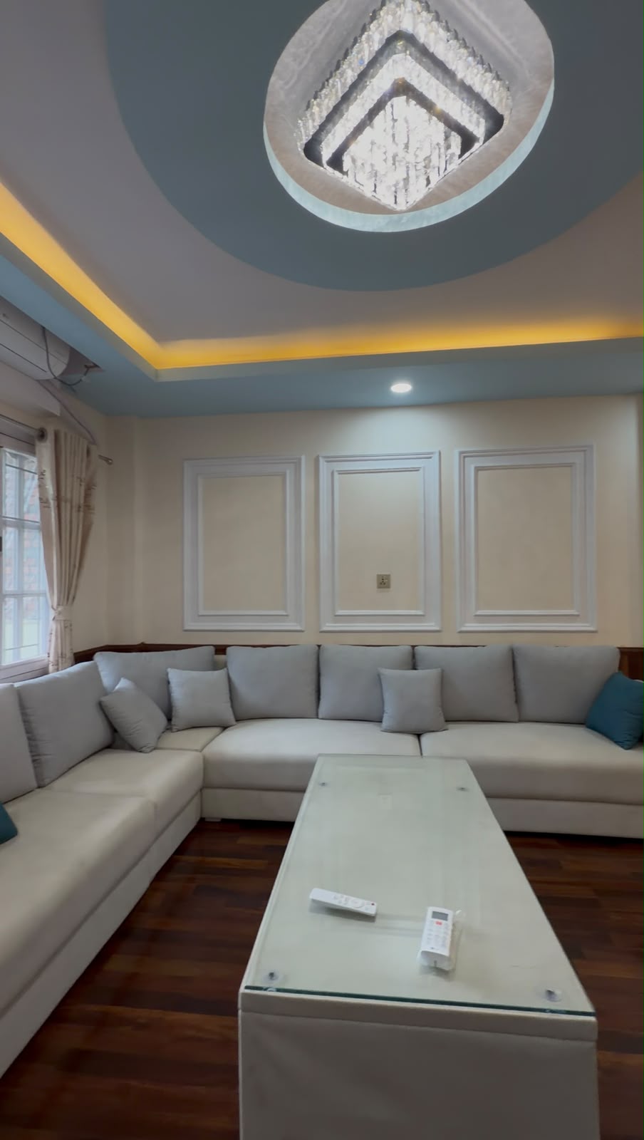 Furnished living room in a Kathmandu home